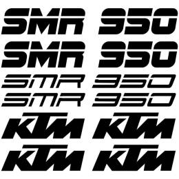 Sticker Master Ktm 950 Smr Etiket Set çıkartma oto motor araba