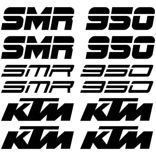 Sticker Master Ktm 950 Smr Etiket Set çıkartma oto motor araba - 0