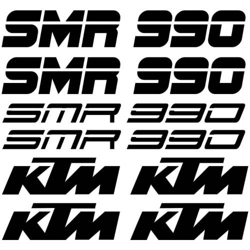 Sticker Master Ktm 990 Smr Etiket Set çıkartma oto motor araba - 0