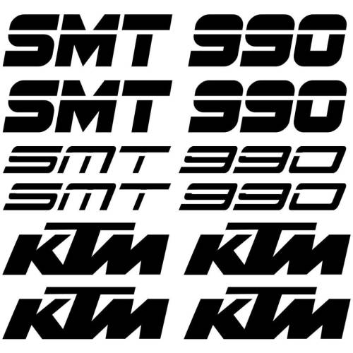 Sticker Master Ktm 990 Smt Etiket Set çıkartma oto motor araba - 0