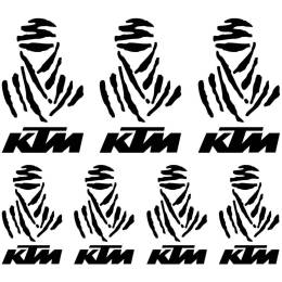 Sticker Master Ktm Dakar Sponsor Etiket Set çıkartma oto motor