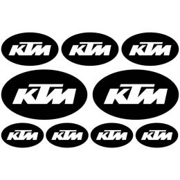 Sticker Master Ktm Oval Sponsor Set etiket çıkartma oto motor