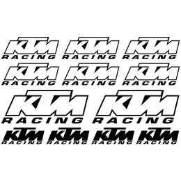 Sticker Master Ktm Racing Sponsor Set etiket çıkartma oto motor