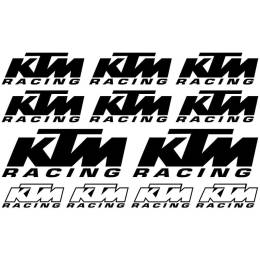 Sticker Master Ktm Racing Sponsor Sticker Set 2 etiket çıkartma