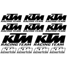 Sticker Master Ktm Racing Sponsor Team etiket çıkartma oto motor