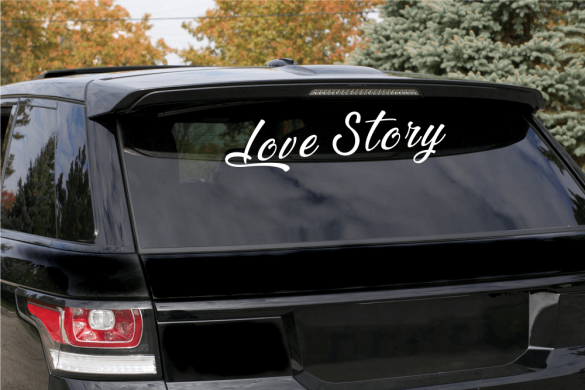 Sticker Master Love Story Sticker Etiket çıkartma oto motor araba - 0