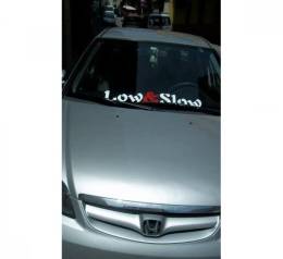 Sticker Master Low & Slow Sticker Etiket çıkartma oto motor araba