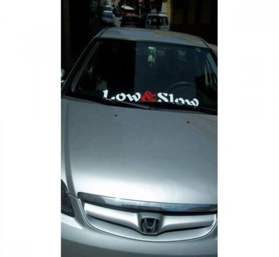 Sticker Master Low & Slow Sticker Etiket çıkartma oto motor araba - 0