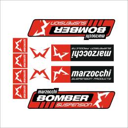 Sticker Master Marzocchi Bomber Bisiklet Sticker etiket çıkartma