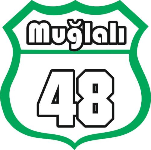 Sticker Master Muğlalı 48 Oto Sticker Etiket Çıkartma Oto Motor Pc - 0