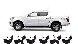 Sticker Master Navara 4x4 Sticker Set etiket çıkartma oto motor