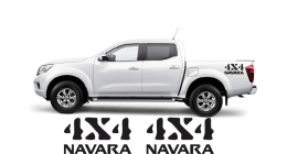 Sticker Master Nissan Navara 4x4 Etiket Set çıkartma oto motor