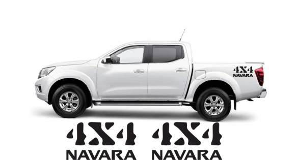 Sticker Master Nissan Navara 4x4 Etiket Set çıkartma oto motor - 0