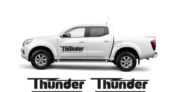 Sticker Master Nissan Navara Thunder (Şimşek) Etiket oto çıkartma - 0