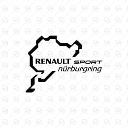 Sticker Master Nürburgring Renault Sticker Etiket Çıkartma Oto Motor