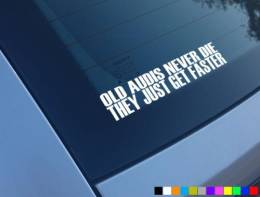 Sticker Master Old Audi Sticker Etiket çıkartma oto motor araba