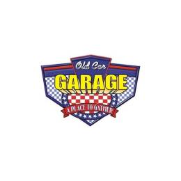 Sticker Master Old Car Garage Etiket çıkartma oto motor araba