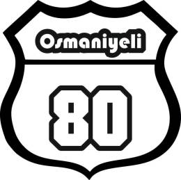 Sticker Master Osmaniyeli 80 Sticker etiket çıkartma oto motor