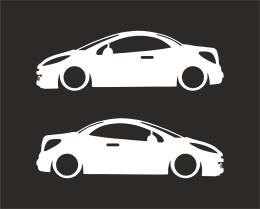 Sticker Master Peugeot 207 CC Coupe Basık Araç Etiket çıkartma