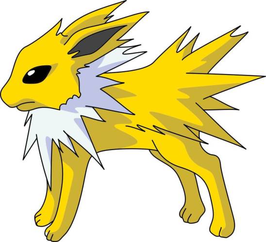 Sticker Master Pokemon Jolteon Sticker etiket çıkartma oto motor - 0