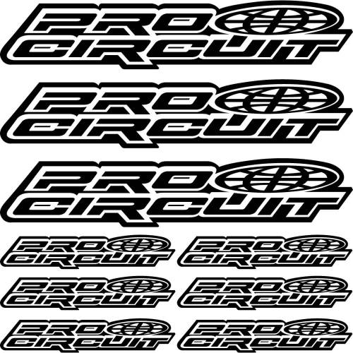 Sticker Master Pro Circuit Sponsor Set Etiket çıkartma oto motor - 0