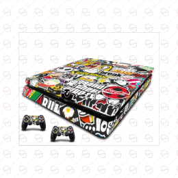 Sticker Master PS4 Playstation 4 Stickerbomb Kaplama Skin Cover