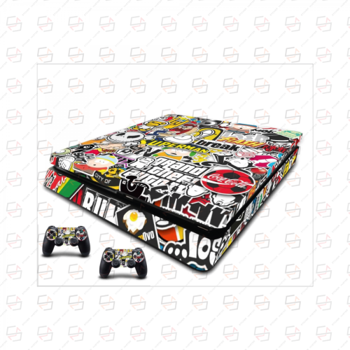 Sticker Master PS4 Playstation 4 Stickerbomb Kaplama Skin Cover - 0