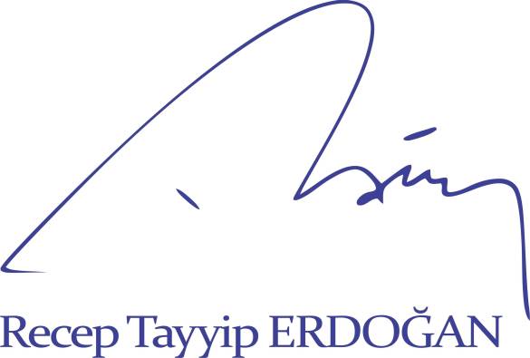 Sticker Master Recep Tayyip Erdoğan İmzası Etiket çıkartma oto - 0