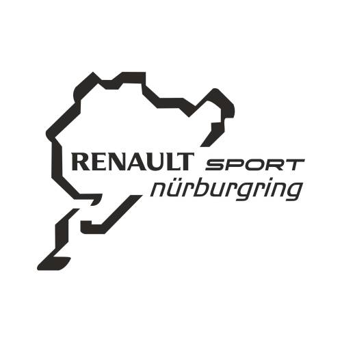 Sticker Master Renault Sport Nürburgring Araba Oto Etiket - 0