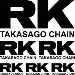 Sticker Master Rk Takasago Chain Sponsor Set Etiket çıkartma