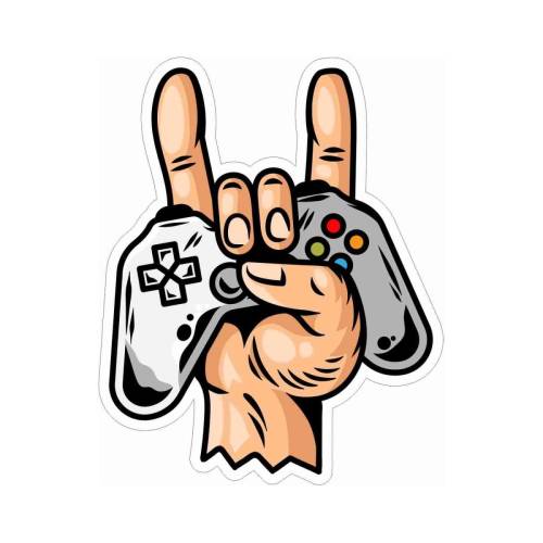 Sticker Master Rocker - Gamer - Gaming - Esports Sticker - Renkli - 0