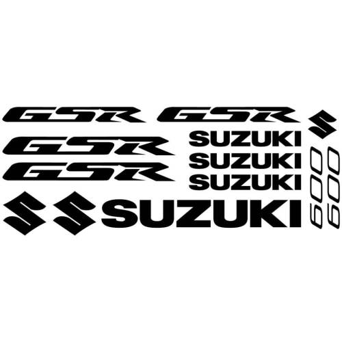 Sticker Master Suzuki Gsr 600 Etiket Set çıkartma oto motor araba - 0