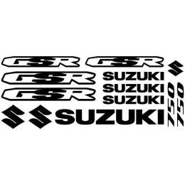 Sticker Master Suzuki Gsr 750 Etiket Set çıkartma oto motor araba