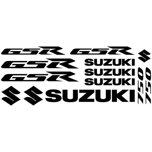 Sticker Master Suzuki Gsr 750 Sticker Set 1 etiket çıkartma motor - 0