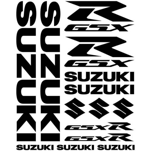 Sticker Master Suzuki Gsx R Etiket çıkartma oto motor araba - 0