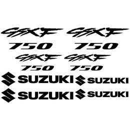 Sticker Master Suzuki GsxF 750 Etiket Set çıkartma oto motor