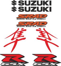 Sticker Master Suzuki Gsxr Set Etiket çıkartma oto motor araba