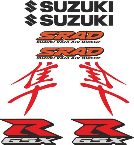 Sticker Master Suzuki Gsxr Set Etiket çıkartma oto motor araba - 0