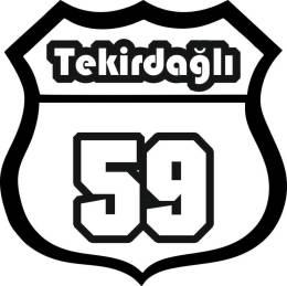 Sticker Master Tekirdağlı 59 Sticker Etiket Çıkartma Oto Motor Pc