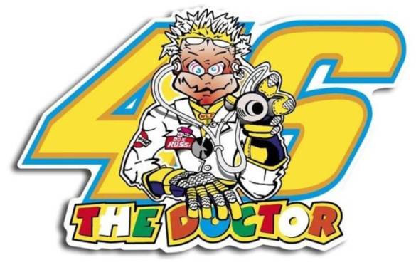 Sticker Master The Doctor 46 Sticker etiket çıkartma oto motor - 0