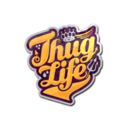 Sticker Master Thug Life Sticker etiket çıkartma oto motor