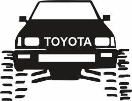 Sticker Master Toyota Jeep Sticker Etiket çıkartma oto motor