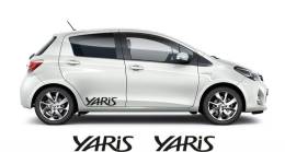 Sticker Master Toyota Yaris Marşpiyel Üstü Etiket çıkartma oto