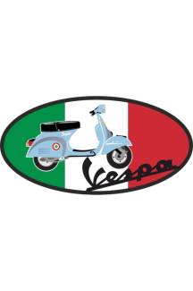 Sticker Master Vespa İtalyan Etiket çıkartma oto motor araba