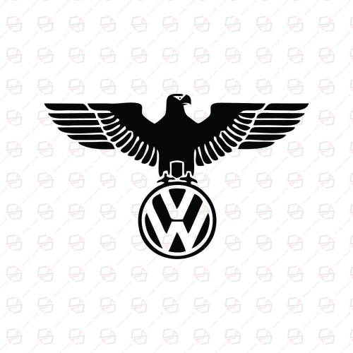 Sticker Master Volkswagen Kartal Etiket Çıkartma Oto Motor Araba Pc Laptop Bilgisayar - 0