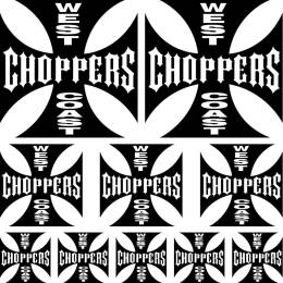 Sticker Master West Coast Choppers Sponsor Set Etiket çıkartma