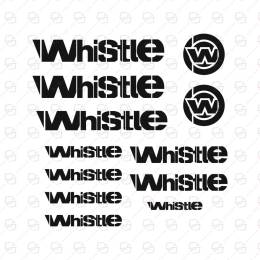 Sticker Master Whistle Bisiklet Sticker Set Etiket 12 Parça