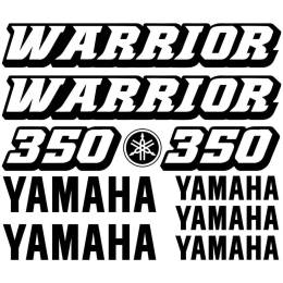 Sticker Master Yamaha 350 WARRIOR Set etiket çıkartma oto motor