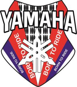 Sticker Master Yamaha Born To Ride Etiket çıkartma oto motor