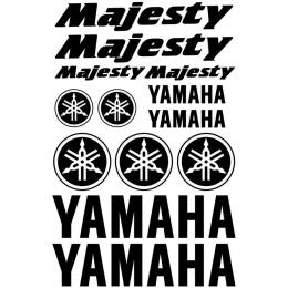 Sticker Master Yamaha Majesty Etiket Set çıkartma oto motor araba